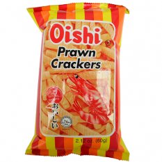Krevetové chipsy 60 g - Oishi