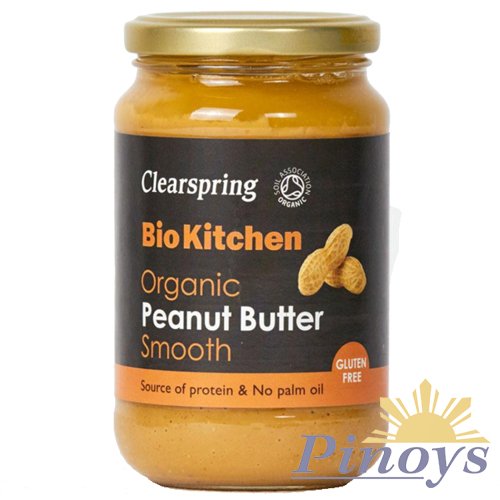 Peanut butter BIO, Smooth 350 g - Clearspring