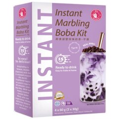 Taro Bubble tea sada na snadnou přípravu 240 g (4x60g) - O's Bubble