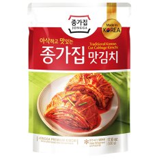 Fresh Korean Mat Kimchi, sliced 500 g - JONGGA
