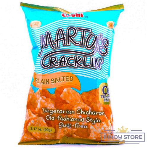 Marty's Cracklin' Salted Chicharon 90 g - Oishi