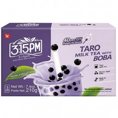 Instant Taro Bubble Tea Kit, Boba (3x70g) 210 g - 3:15 PM