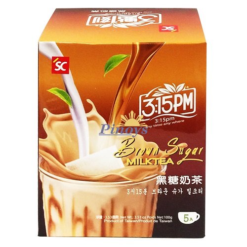 Instant Brown Sugar Milk Tea Kit (5x20g) 100 g - 3:15 PM :: Pinoys.eu