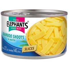 Bamboo Shoots (Slices) 227 g - Twin Elephants