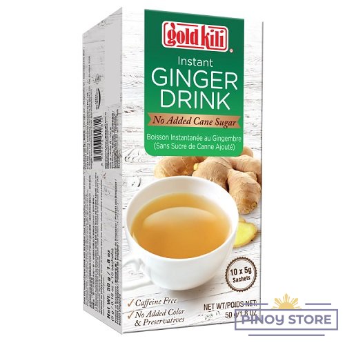 Pure Instant Ginger Tea (10x5g) 50 g - Gold Kili