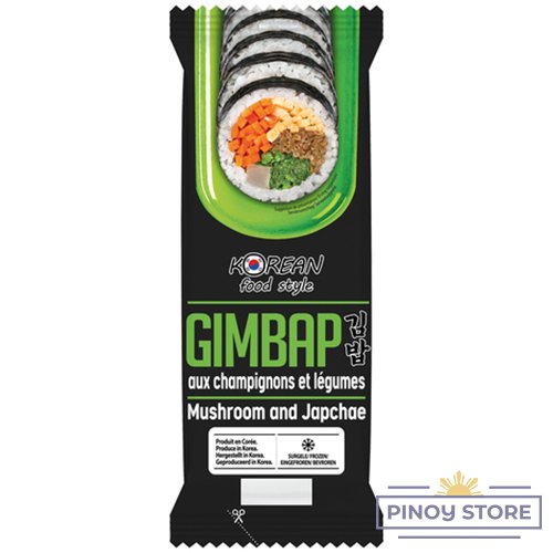 Gimbap s houbami a zeleninou 230 g - Korean Food Style