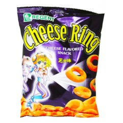 Kroužky se sýrovou příchutí Cheese Ring 60 g - Regent