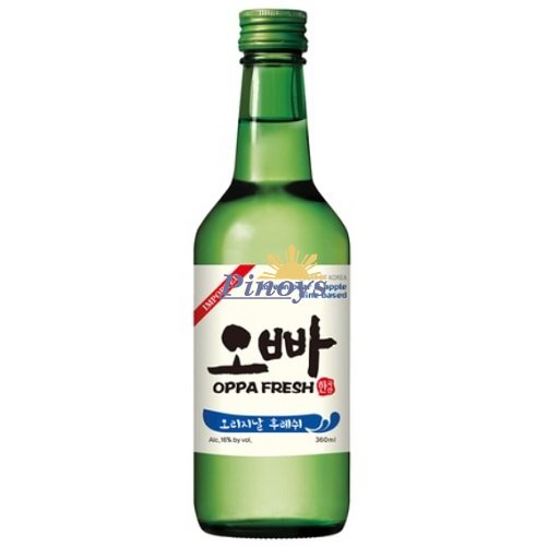 Soju Korean alcoholic drink Fresh flavour 360 ml - Oppa