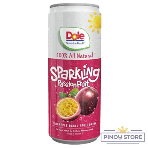 Sparkling Drink with Passion Fruit flavour 240 ml - Dole
