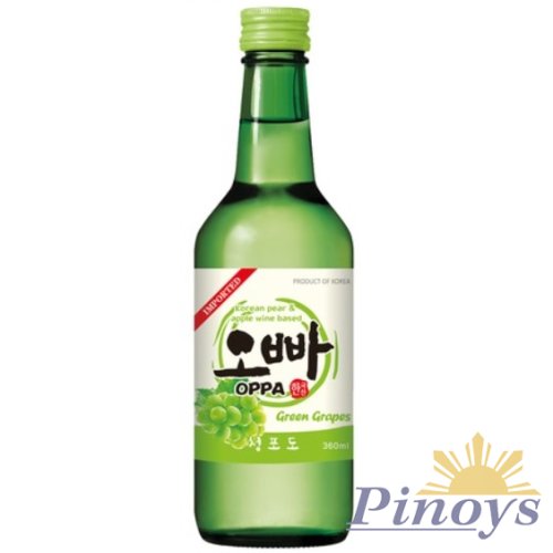 Soju Korean alcoholic drink Grape flavour 360 ml - Oppa