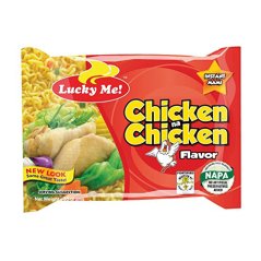 Instantní nudlová polévka s kuřecí příchutí 55 g - Lucky me