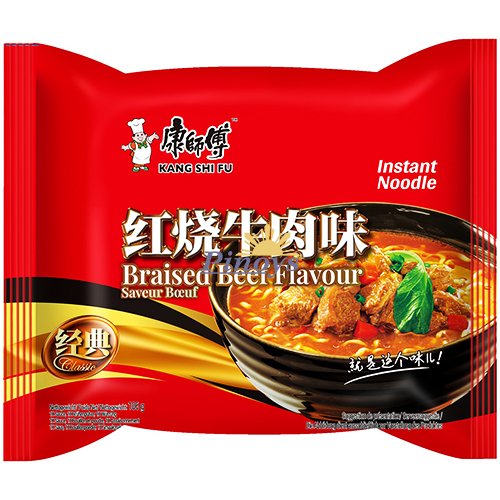 Instantní nudle s hovězí příchutí 106 g - Kang Shi Fu