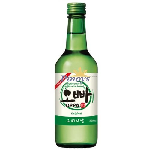 Soju Korean alcoholic drink Original flavour 360 ml - Oppa