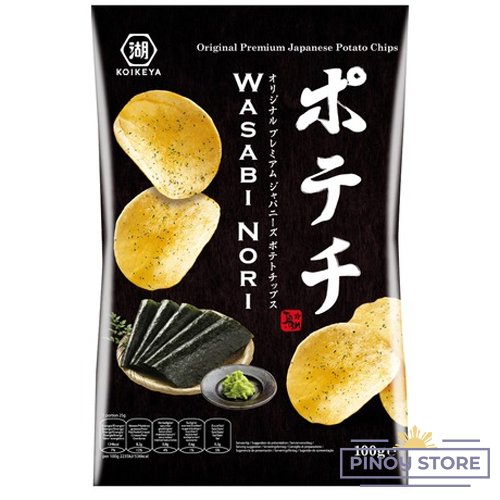 Potato Chips with Wasabi Nori flavour 100 g - Koikeya