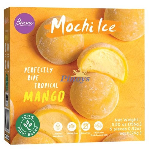 Mražené Vegan Mochi s příchutí manga 156 g - Buono