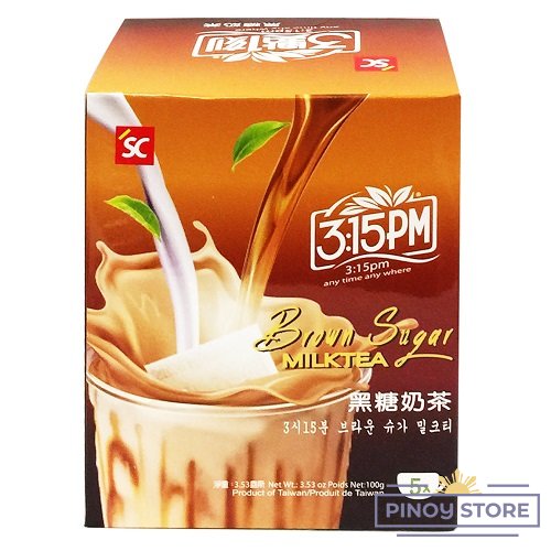 Sada na přípravu mléčného čaje s příchutí hnědého cukru 100 g (5x20g) - 3:15 PM