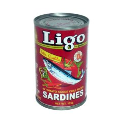 Sardines in chili tomato sauce 155 g - Ligo