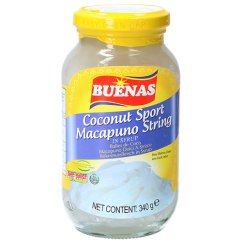 Kokosové stroužky v cukrovém sirupu Macapuno 340 g - Buenas