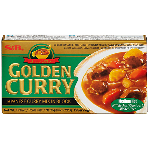 Japanese Curry Mix Medium Hot 220 g - S & B