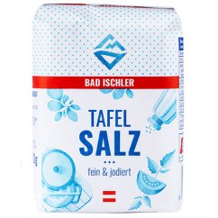 Stolní sůl s jódem, jemná 500 g - Bad Ischler