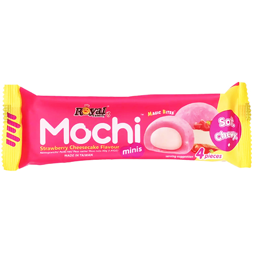 Mochi Minis Strawberry Cheesecake flavour 40 g - Royal Family