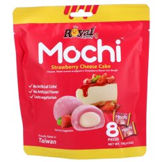 Mochi s příchutí jahodového cheesecake 120 g - Royal Family