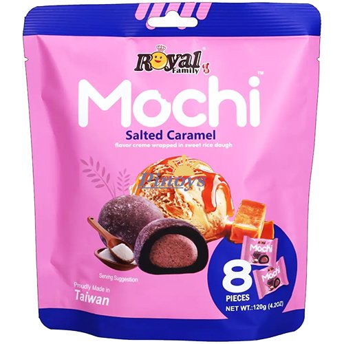 Mochi s příchutí slaného karamelu 120 g - Royal Family