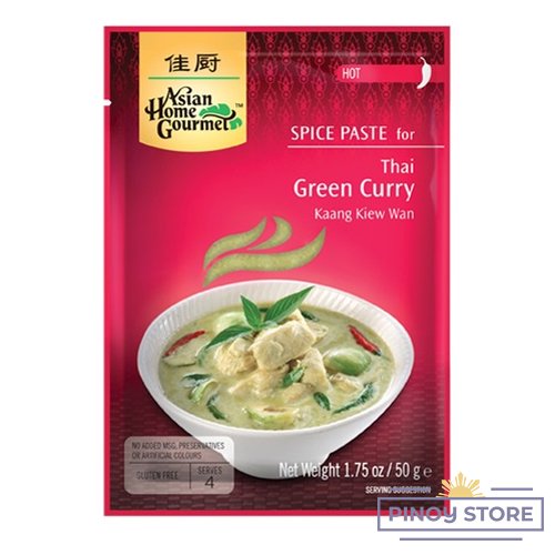 Green curry spice paste 50 g - Asian Home Gourmet