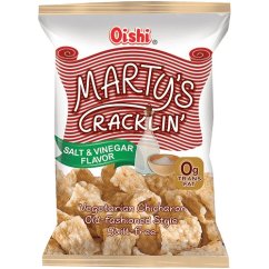 Marty's Cracklin', Salt and Vinegar Chicharon 90 g - Oishi