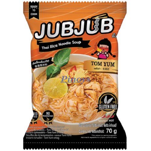 Instatní rýžové nudle s příchutí Tom Yum 70 g - Jub Jub
