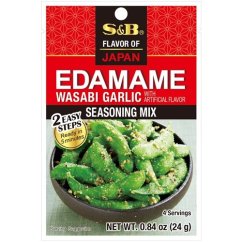 Kořenící směs na fazole Edamame s příchutí wasabi a česneku 24 g - S & B