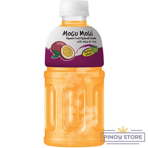 Mogu mogu Passion fruit drink with nata de coco 320 ml - Sappe