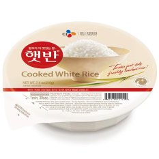 Cooked white rice for Microwave 210 g - CJ