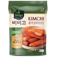 Fresh Korean Ponytail Radish Chonggak Kimchi Vegetable 450 g - Bibigo