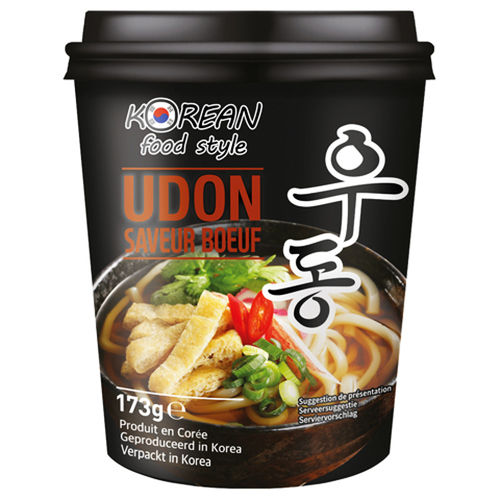 Instant Udon Noodles Beef 173 g - Korean Food Style