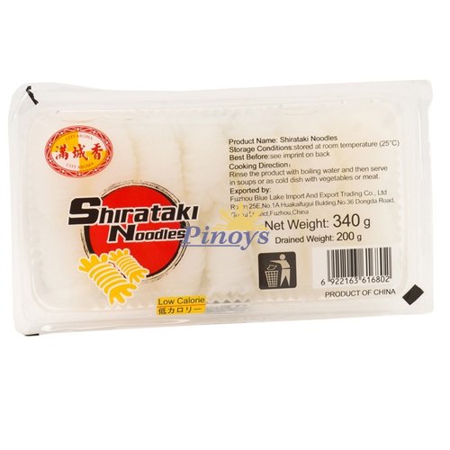 Konjac noodle ties, Shirataki 340 g - City Aroma
