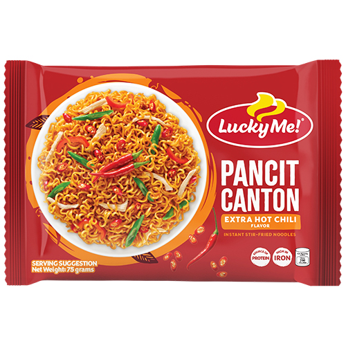 Instantní nudle s příchutí Chili 60 g - Lucky me