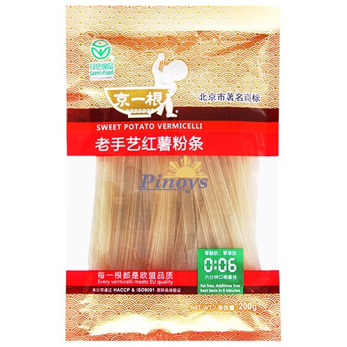 Nudle ze sladkých brambor, široké 200 g - Jing Yi Gen