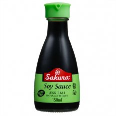 Traditional Soy Sauce, less salt, gluten free 150 ml - Sakura