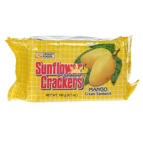 Sušenky s krémovou náplní s příchutí manga 190 g - Sunflower