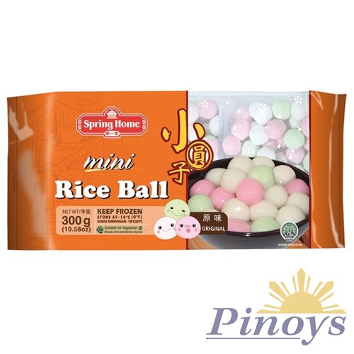 Mini Rice Balls, Coloured, Frozen 300 g - Spring Home