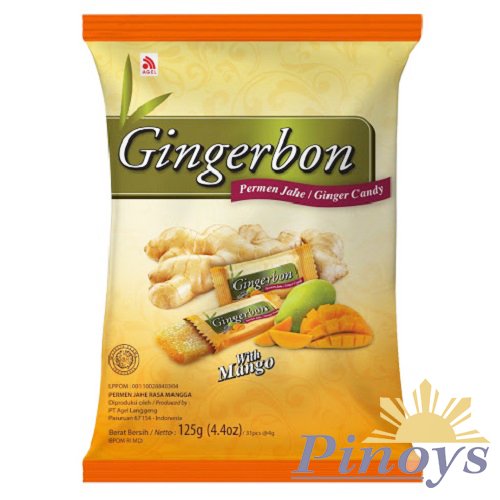 Ginger Bonbons with Mango 125 g - Gingerbon