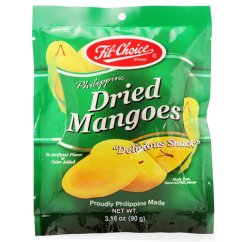 Sušené žluté Carabao mango 90 g - Fil-Choice