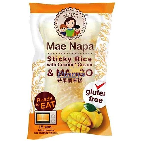 Lepkavá rýže s kokosovým krémem a mangem 80 g - Mae Napa