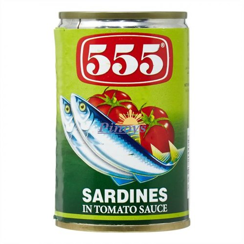 Sardinky v rajčatové omáčce 155 g - 555