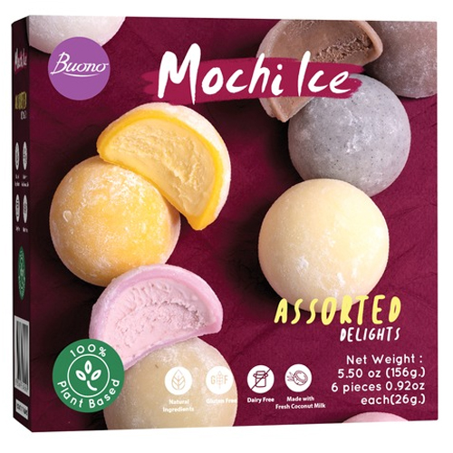 Mražené Vegan Mochi, různé příchutě 156 g - Buono