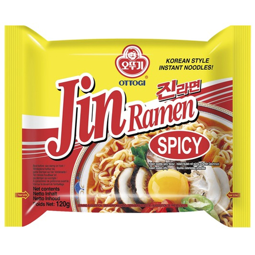 Korean Instant Ramen Noodle Soup, Spicy 120 g - Otoki