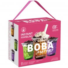 Instant Bubble Tea Party Kit for 6, Boba 360 g (6x60g) - O's Bubble