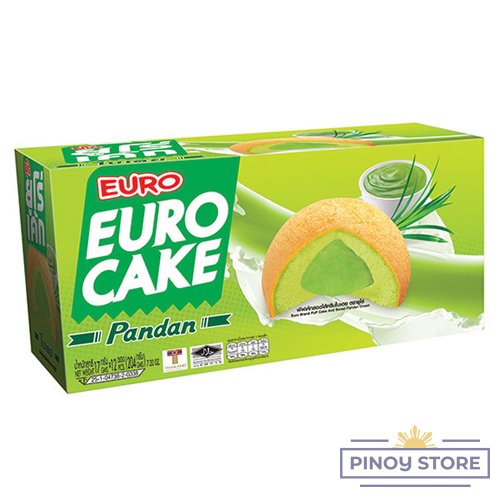Pandan cake 144 g (6 x 24g) - EURO Brand