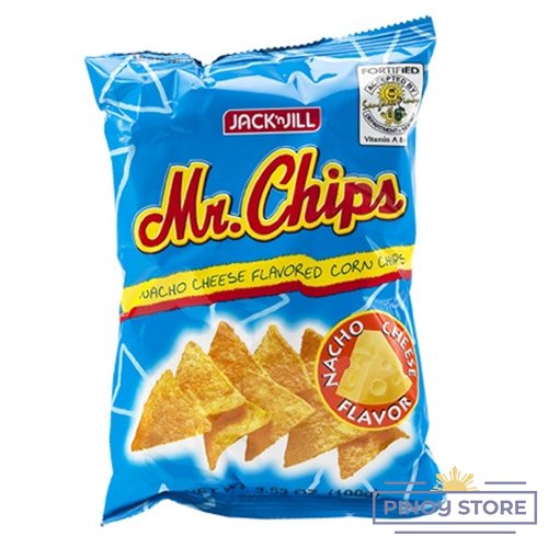 Nachos se sýrovou příchutí Mr. Chips 100 g - Jack & Jill's